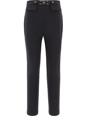 Elisabetta Franchi Horsebit Tailored Pants