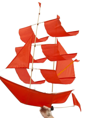 Sailing Ship Kite Flame