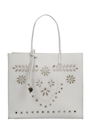 Redvalentino Embroidered Cut-out Detailed Tote Bag