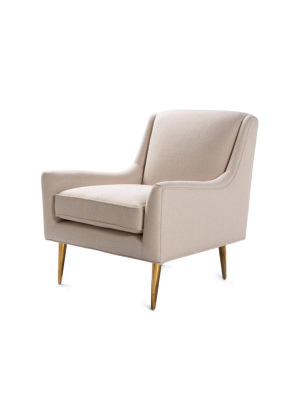 Wrenn Chair Natural And Brass