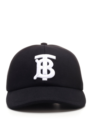 Burberry Monogram Embroidered Baseball Cap