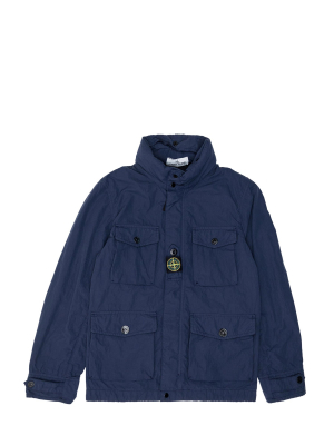 Stone Island Junior Logo Badge Field Jacket