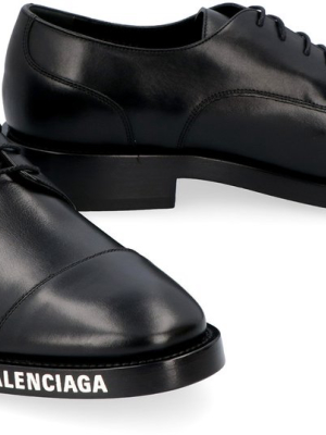 Balenciaga Logo Derby Shoes