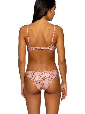 Bestswimwear By B Swim Pink Sand Python Rip Tide Hipster