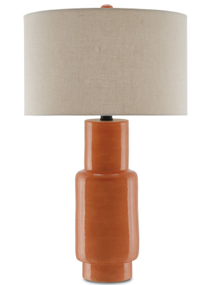 Janeen Table Lamp In Orange