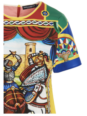 Dolce & Gabbana Sicilian Cart Print T-shirt