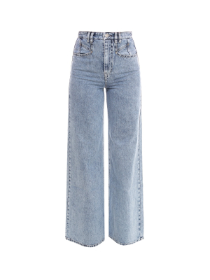 Isabel Marant High-waisted Wide-leg Jeans