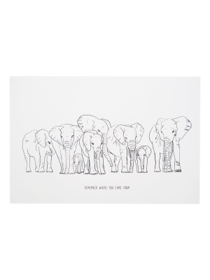 Remember Elephant Poster