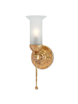 Pristine Gold Wall Sconce