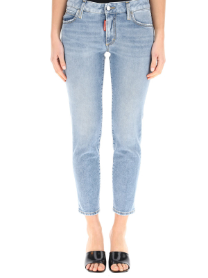 Dsquared2 Cropped Skinny Leg Jeans