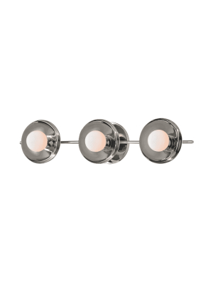 Julien 3 Light Bath Bracket Polished Nickel