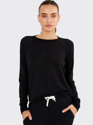 Warm Up Fleece Sweatshirt - Black