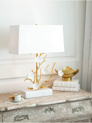 Cherise Horizontal Table Lamp (gold)