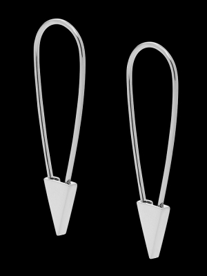 Phyllis & Rosie Safety Pin Earring- Sterling Silver