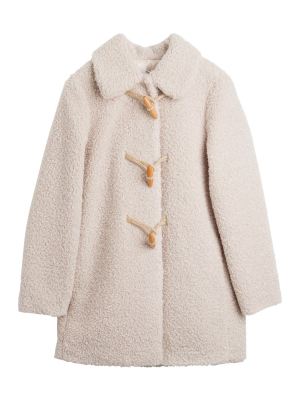 Philosophy Di Lorenzo Serafini Kids Faux Shearling Coat