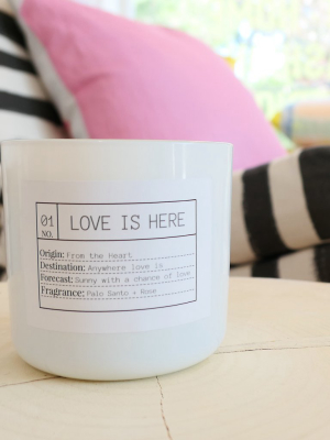 Big Love Is Here Candle