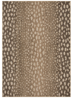 Elderberry Snake Skin Print Woven Rug Gray - Opalhouse™