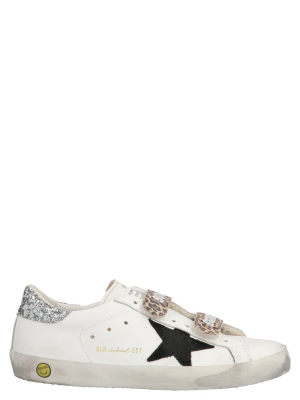 Golden Goose Kids Old School Velcro Strap Sneakers