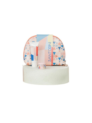 Santorini Beauty Bag 3-piece Gift Set