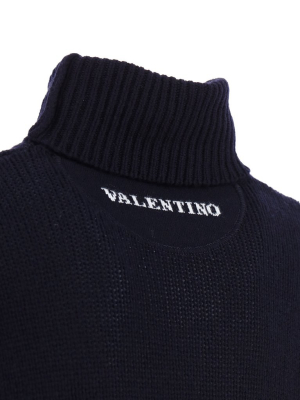 Valentino Turtleneck Knit Sweater