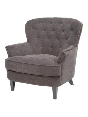 Mya Diamond Tufted Club Chair - Christopher Knight Home