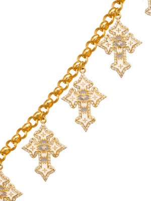 Cross Charm Bracelet