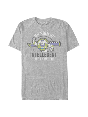 Men's Toy Story Buzz No Sign Of Intelligent Life T-shirt