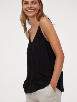 Crinkled Tank Top