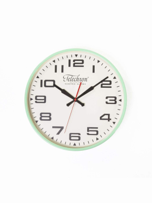 Retro Bedford Clock - Teal