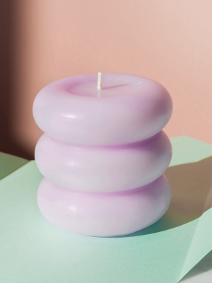 Candle Sculpture - Lilac