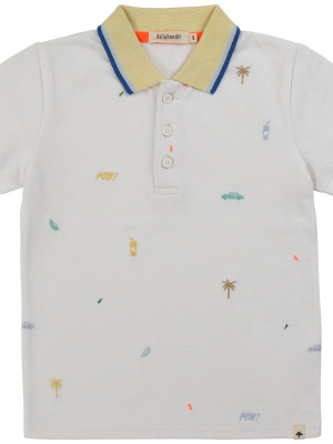 Billybandit Embroidered Polo