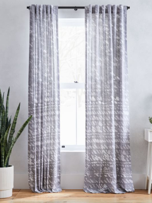 Slanted Dot Print Curtains (set Of 2)