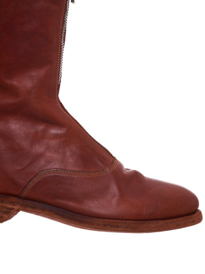 310 Soft Horse Leather Boots (310-soft-horse-fg-orange)