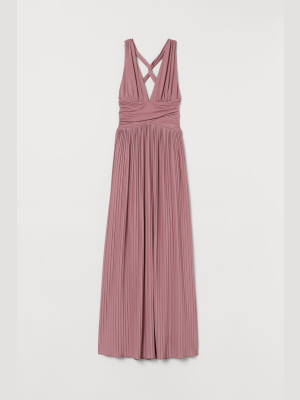 Pleated Maxi Dress