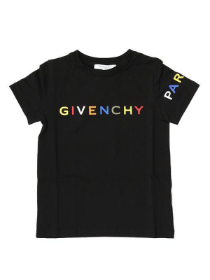 Givenchy Kids Logo Printed T-shirt