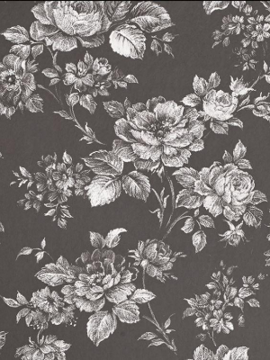 Muse Wallpaper In Noir From The Exclusives Collection By Graham & Brown