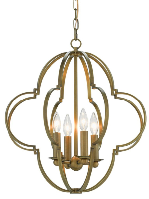 Sojourn Chandelier In Brass