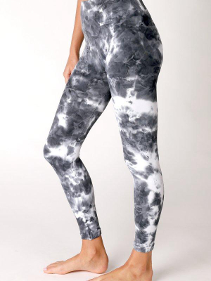 Highwaist Tie Dye Legging, Ink