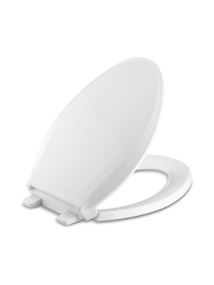 Kohler K-4636 Cachet Q3 Elongated Closed-front Toilet Seat With Quiet-close Technology