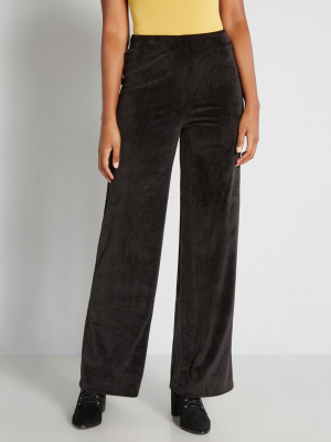 Cord Ordered Wide-leg Pants