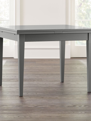 Pratico Grey Extension Square Dining Table