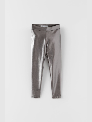 Metalized Leggings