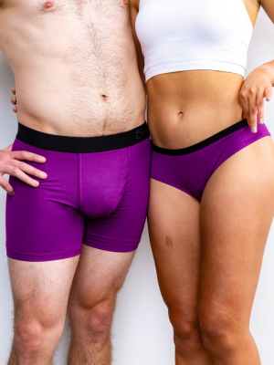 The Grape Jelly | Purple Matching Couples Ball Hammock® And Cheeky Pack