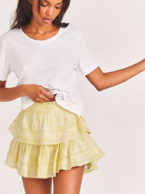 Ruffle Mini Skirt