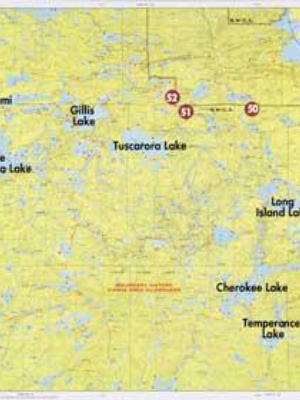 F-12: Little Saganaga Lake, Tuscarora Lake, Temperance Lake