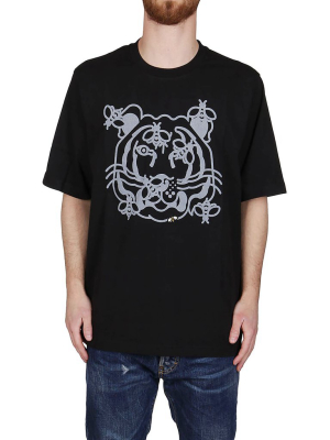 Kenzo Bee A Tiger Print T-shirt