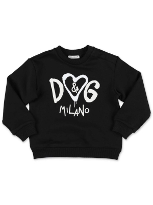 Dolce & Gabbana Kids Logo Printed Sweatshirt