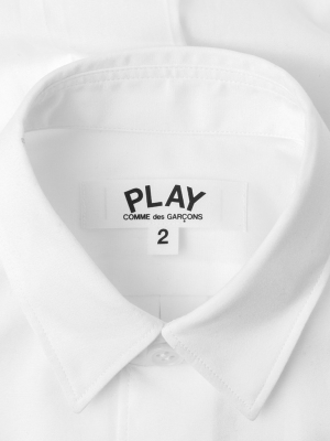 Comme Des Garcons Play Kid's Shirt - White