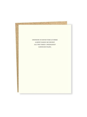 Sapling Press Regret Card