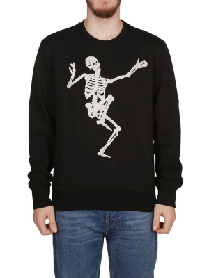 Alexander Mcqueen Skeleton Print Sweater